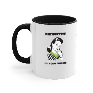 Discover Perspective - It's a Game Changer Accent Mugs