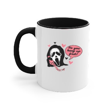 Discover The Caller Ghostface No You Hang Up First Hallowee Accent Mugs