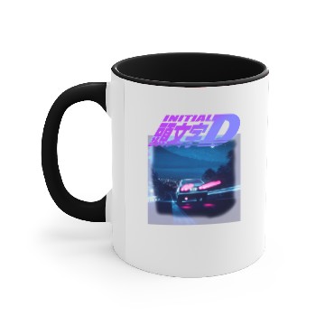 Discover Initial D Neon AE86 Accent Mugs