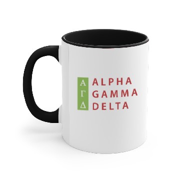 Discover Alpha Gamma Delta Stacked Sweat Accent Mugs