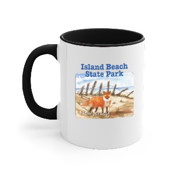 Discover Island Beach State Park, New Jersey Accent Mugs