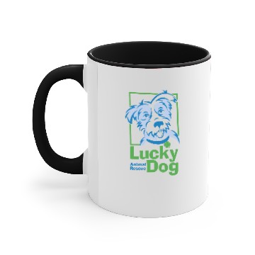 Discover Men's Lucky Dog Ringer Accent Mugs