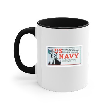 Discover See the World, US Navy (US02162) Accent Mugs
