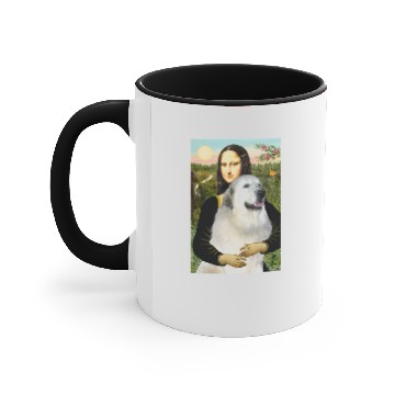 Discover Great Pyrenees 9 - Mona Lisa Accent Mugs