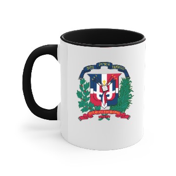 Discover dominican republic emblem Accent Mugs