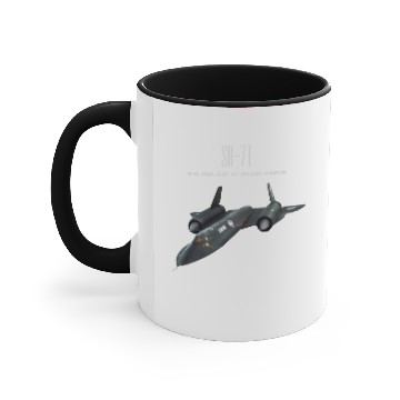 Discover Aviation Art  "SR-71 Blackbird" Accent Mugs