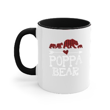 Discover Poppa Bear Three Cubs Red Plaid Mama Christmas Paj Accent Mugs