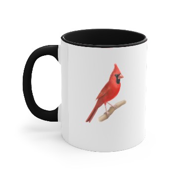 Discover Northern Cardinal Red Bird Accent Mugs