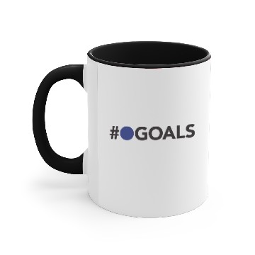 Discover WW Blue Dot Goals 3/4 Sleeve Baseball Accent Mugs
