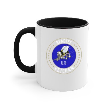 Discover US Seabees Veteran - Veterans day gift Accent Mugs