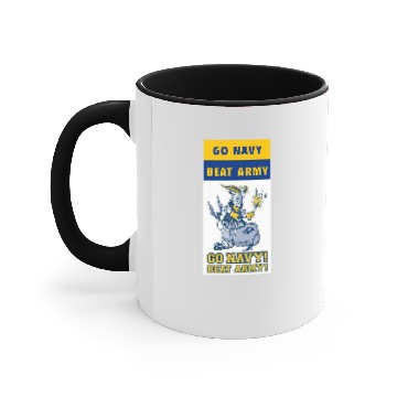 Discover GO Navy beat army NEW Accent Mugs