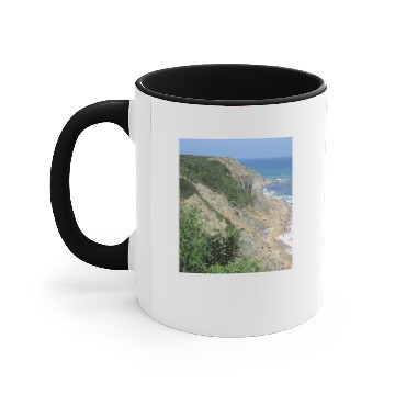 Discover Mohegan Bluffs Block Island Accent Mugs