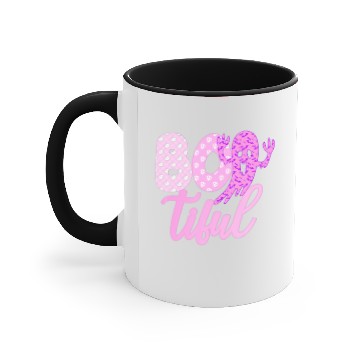 Discover Bootiful - Halloween - Pink And Purple Pattern Wit Accent Mugs