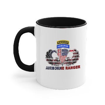 Discover 75th Ranger Regiment “Airborne Ranger” Accent Mugs