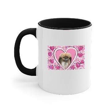 Discover Tibetan Spaniel Valentine Accent Mugs