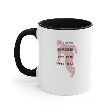 Discover The Flash | "Blank Expression" Quote Silhouette Accent Mugs