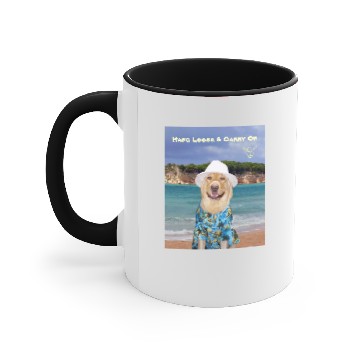 Discover Hang Loose & Carry On yellow Lab Lover's Accent Mugs