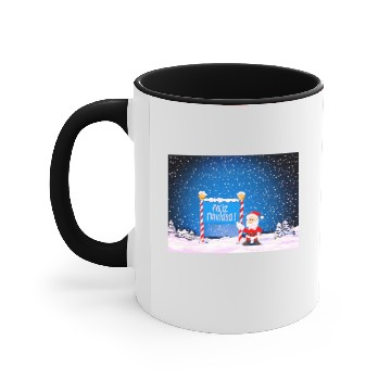 Discover Feliz Navidad Santa Accent Mugs