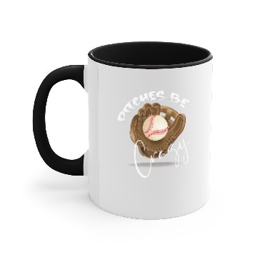 Discover Pitches Be Crazy Vintage Softball Pitcher Player A Accent Mugs