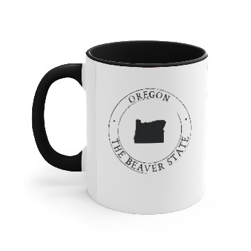 Discover Oregon State Accent Mugs