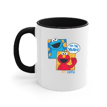 Discover Cookie Monster & Elmo | Ha Ha Yeah Accent Mugs