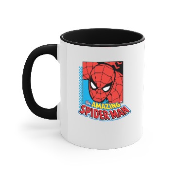 Discover The Amazing Spider-Man Retro Comic Icon Accent Mugs