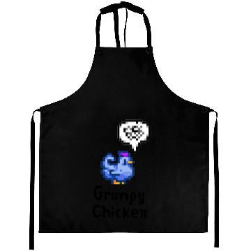 Discover Grumpy Chicken - Stardew Valley Animal - Aprons