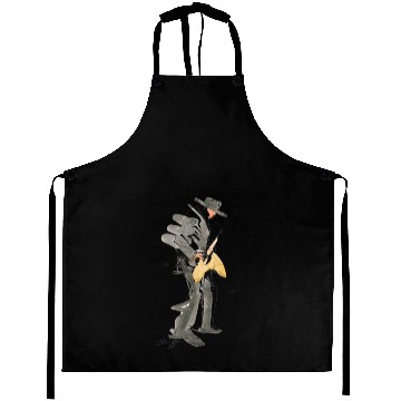 Discover Jazz Musician Drawing Aprons