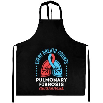 Discover Pulmonary Fibrosis Awareness Every Breath Counts Aprons