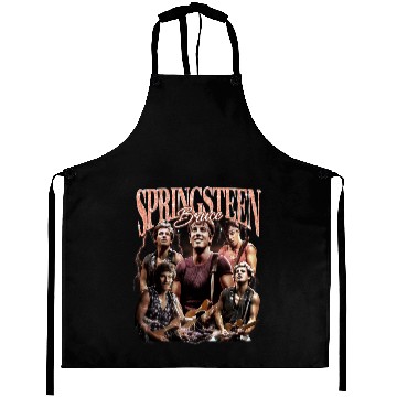 Discover Bruce Springsteen Merch Aprons Aprons