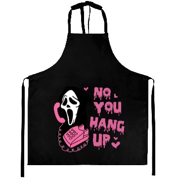 Discover Scream Ghostface No You Hang Up Aprons