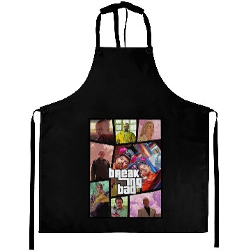 Discover Breaking Bad Walter White Poster GTA Version Aprons,