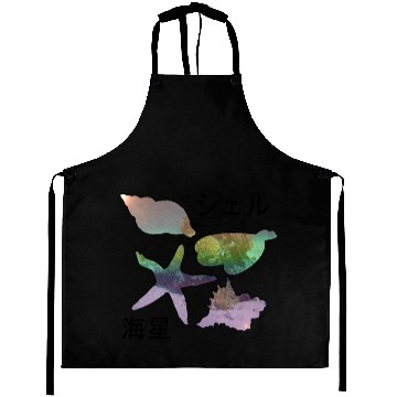 Discover Faded Shell & Starfish Aprons