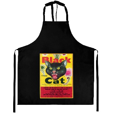 Discover Black Cat Firecrackers Aprons