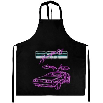 Discover Synthwave DeLorean - Synthwave - Aprons