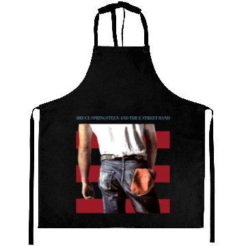 Discover Vintage Bruce Springsteen White Graphic Baseball Tees Aprons