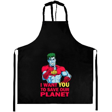 Discover Planeteer Call - Captain Planet - Aprons
