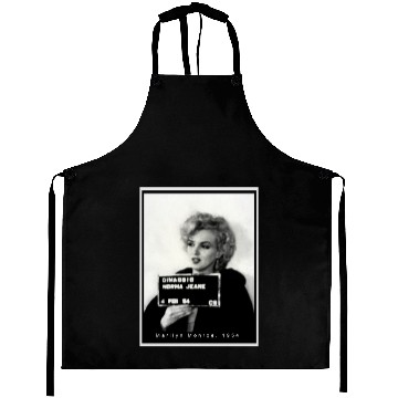 Discover Marilyn Monroe Mugshot Aprons