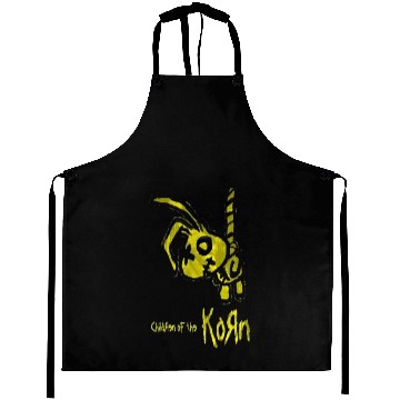 Discover korn logo Aprons