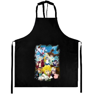 Discover Seven Deadly Sins Black Classic Aprons