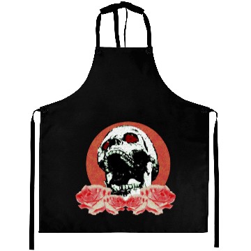 Discover Skull & Roses Aprons