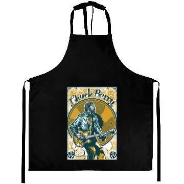 Discover Chuck Berry Perform Guitar Aprons