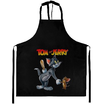 Discover Tom & Jerry Mens' Throwback 3D Aprons