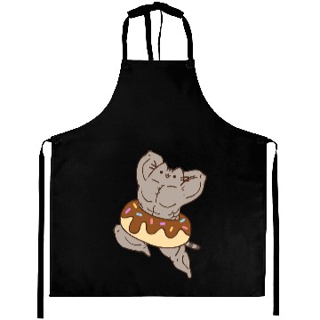 Discover muscle Pusheen Aprons
