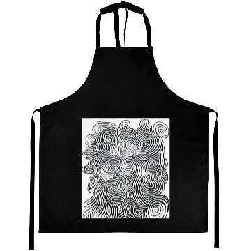 Discover Psychedelic Optical Illusion Patterns - Jerry Garcia Face Zebra Stripes / Swirls - Psychedelic - Aprons