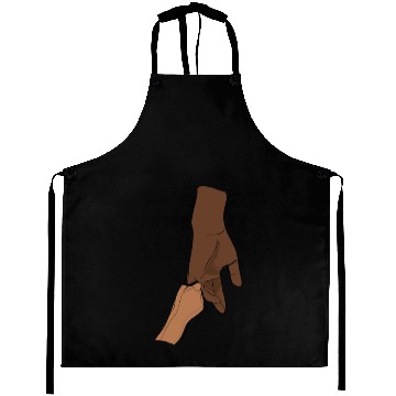Discover dads hand black power Aprons