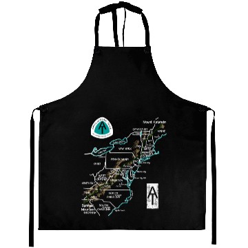 Discover Appalachian Trail Hiking Map Aprons