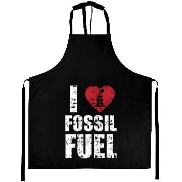 Discover I love fossil fuel Aprons