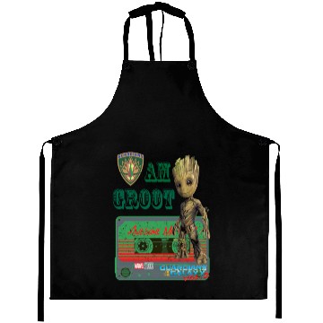 Discover I AM GROOT Aprons