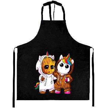 Discover Baby Groot And Unicorn Aprons
